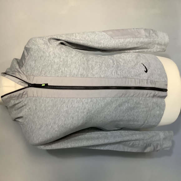 Other - Nike Full Zip Track Top - Size S - Grey Marl - Fitted - Cotton - P2P 18”